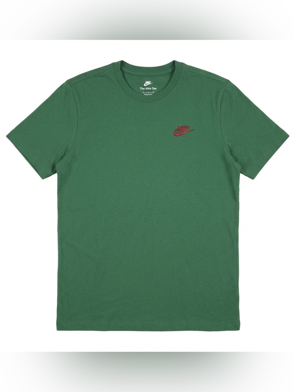 Men’s Forest Green Short Sleeve Tee with Nike Logo